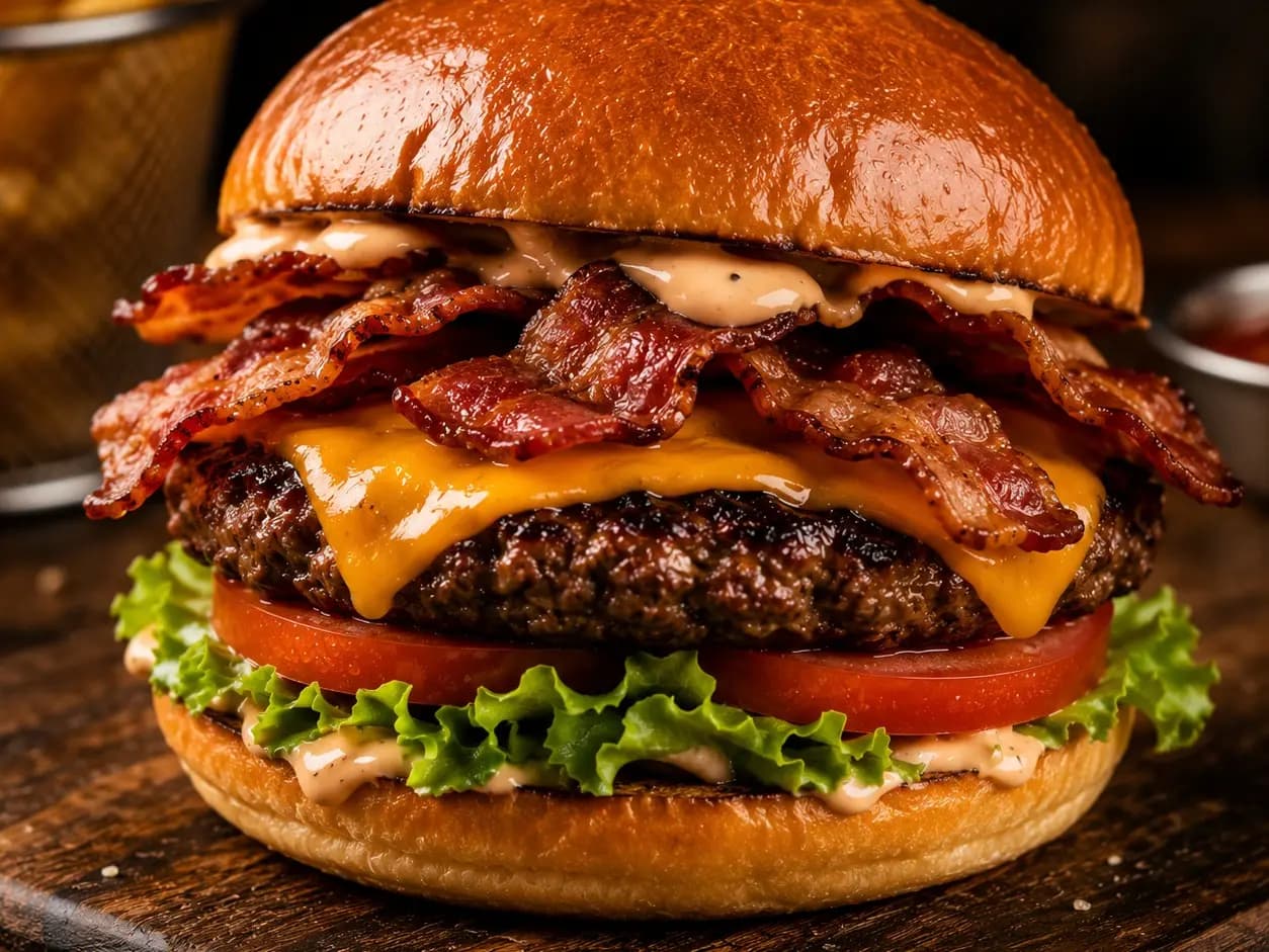 Hamburguesa Doble Completa